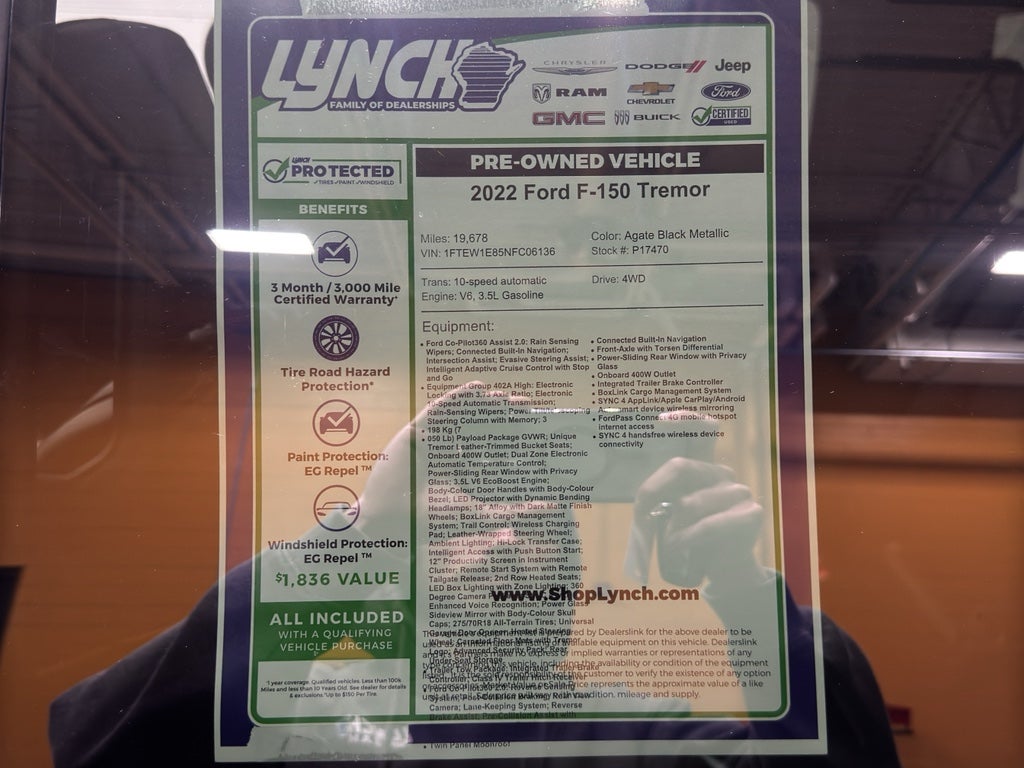 2022 Ford F-150 Tremor