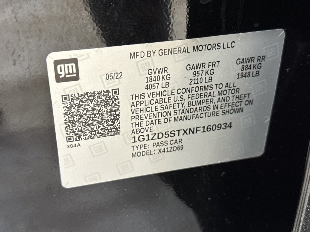 2022 Chevrolet Malibu LT