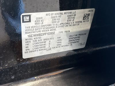 2015 Chevrolet Silverado 2500 HD LTZ