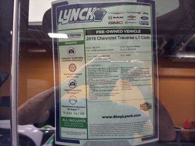 2019 Chevrolet Traverse LT Cloth
