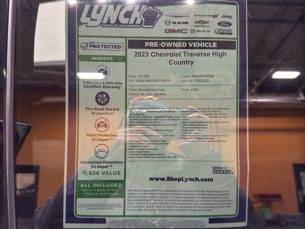 2023 Chevrolet Traverse High Country