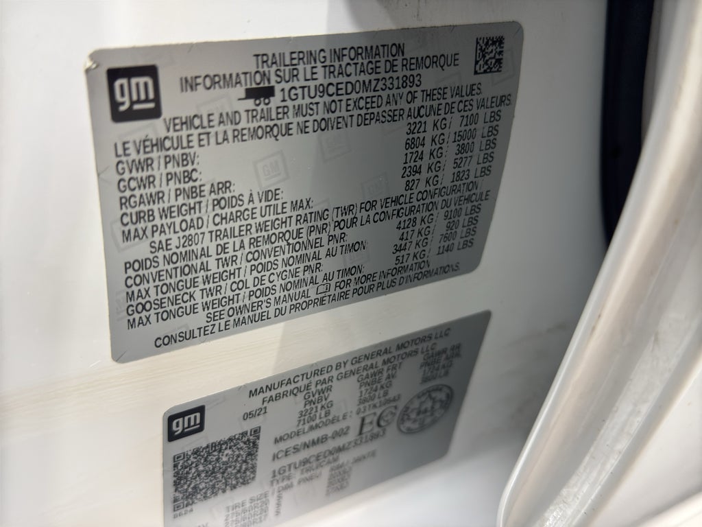 2021 GMC Sierra 1500 Elevation