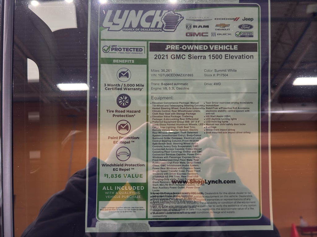 2021 GMC Sierra 1500 Elevation