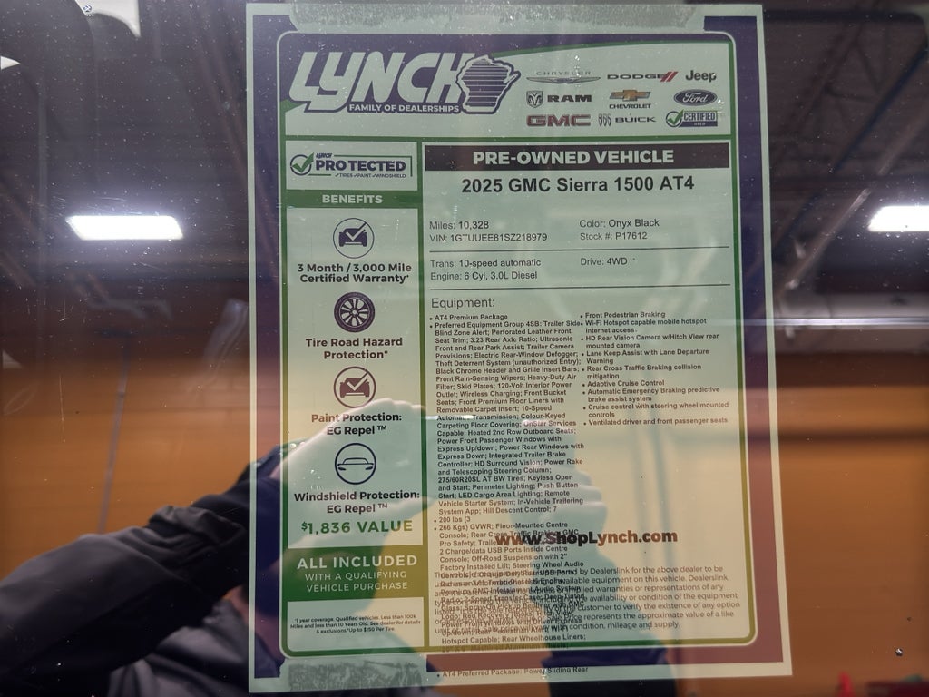 2025 GMC Sierra 1500 AT4