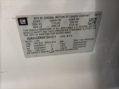 2017 Chevrolet Equinox LT