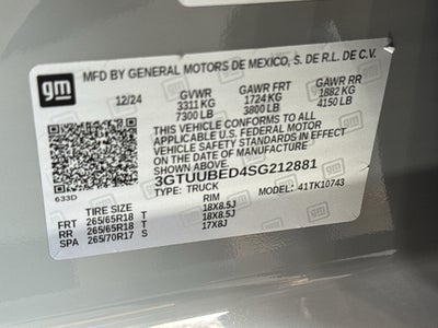 2025 GMC Sierra 1500 SLE