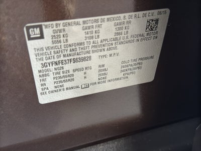 2015 Cadillac SRX Performance Collection