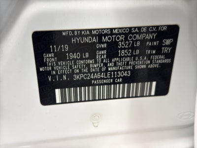 2020 Hyundai Accent SE