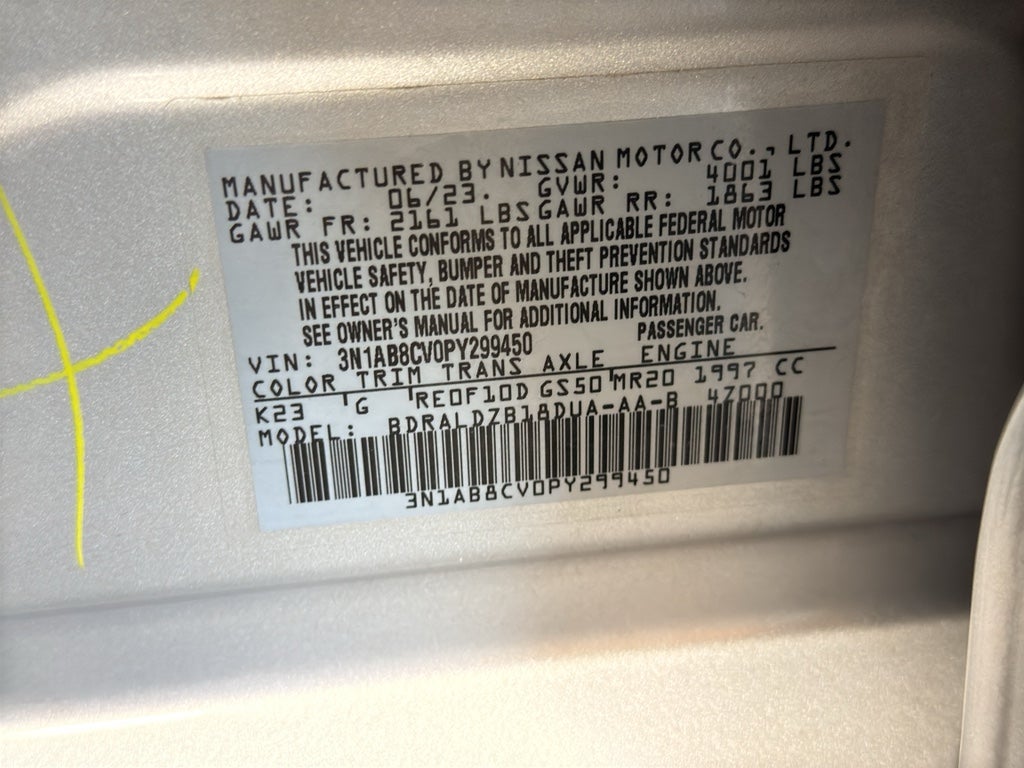 2023 Nissan Sentra SV