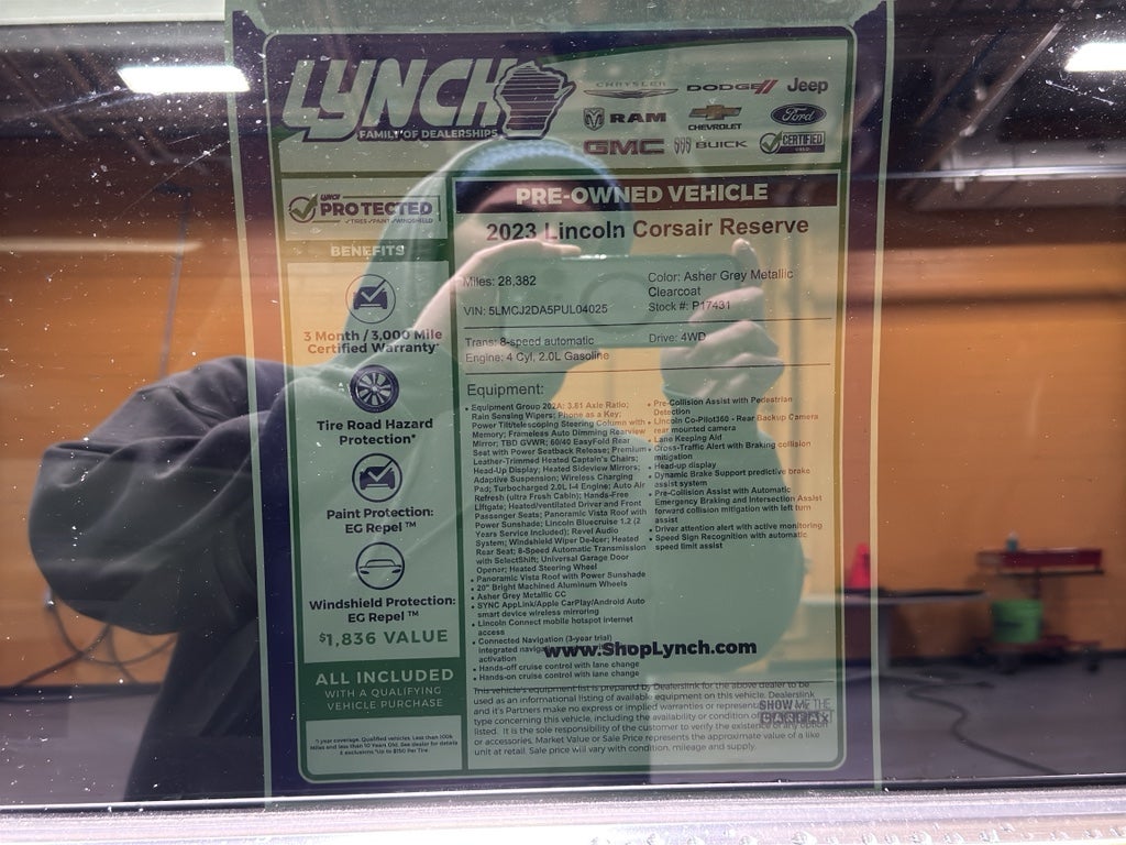 2023 Lincoln Corsair Reserve