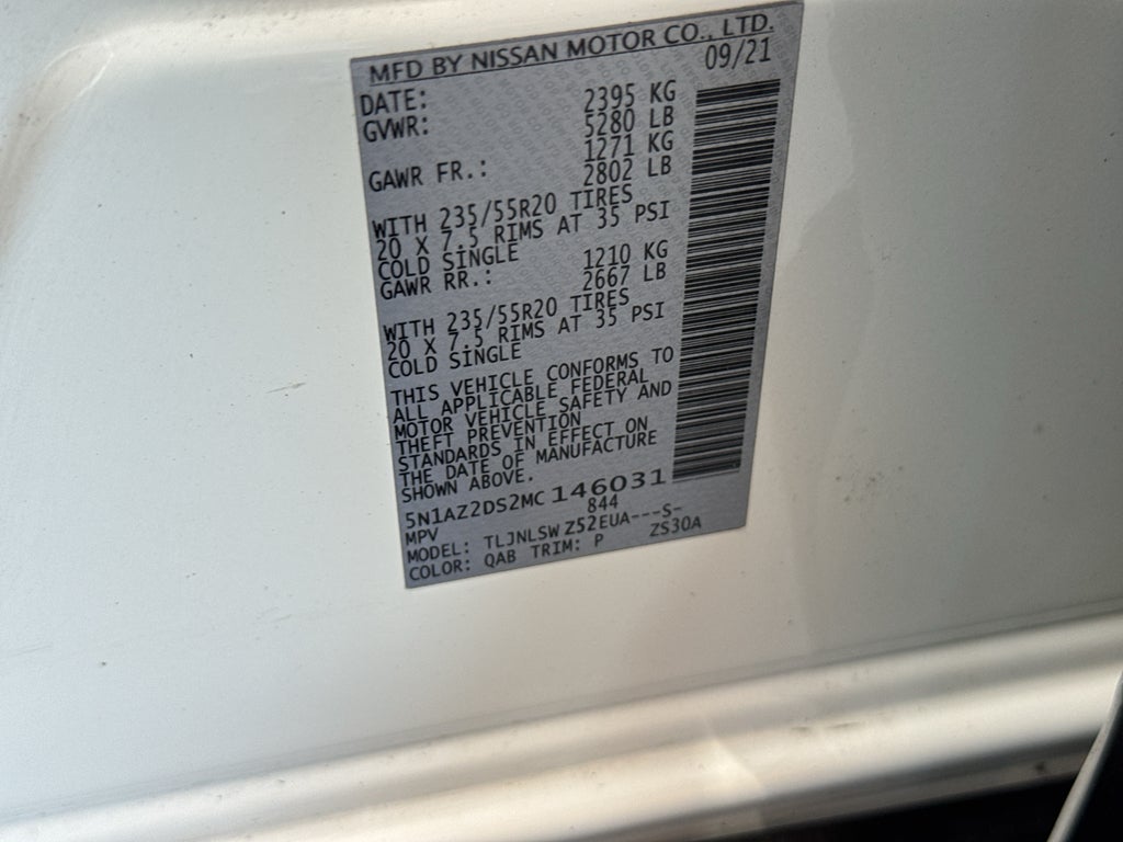 2021 Nissan Murano Platinum
