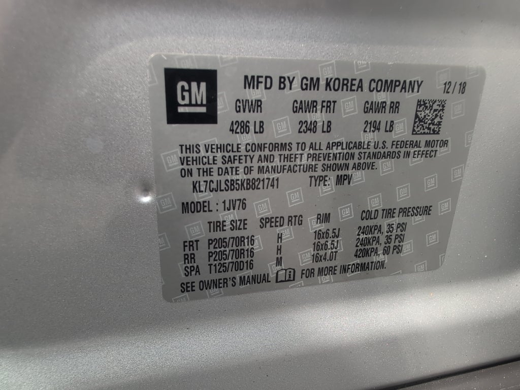 2019 Chevrolet Trax LT