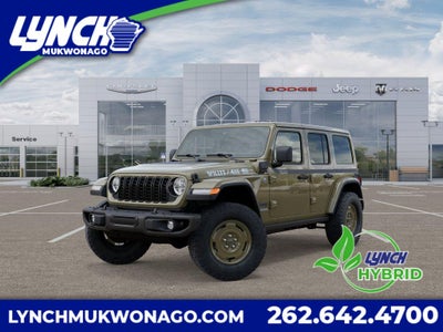 2025 Jeep Wrangler 4xe Willys '41 Black Leather