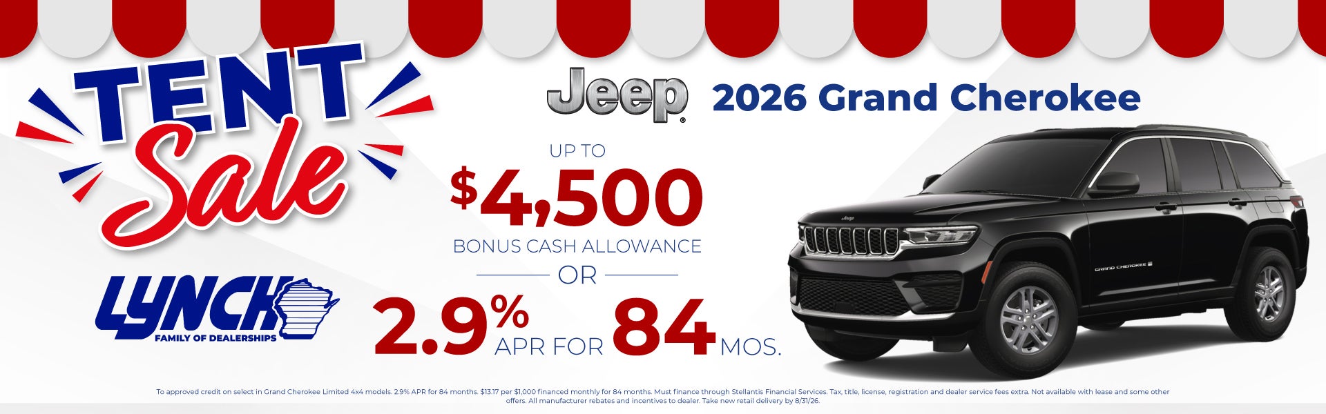 2026 Grand Cherokee offer at Lynch
