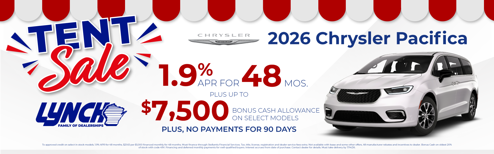 Lynch Chrysler Pacifica offer