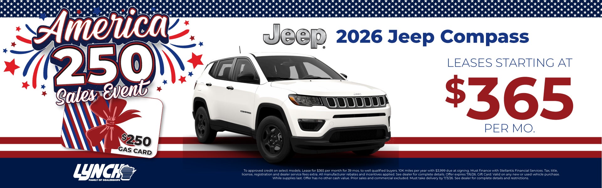 2026 Jeep Compass offer at Lynch