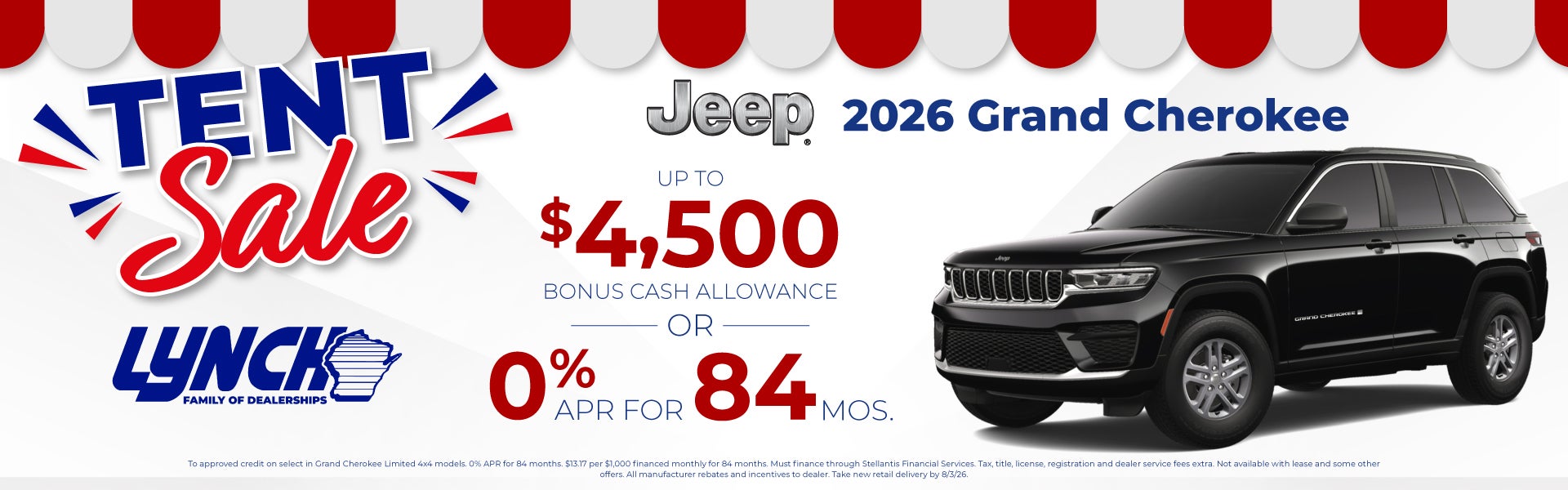2026 Grand Cherokee offer at Lynch