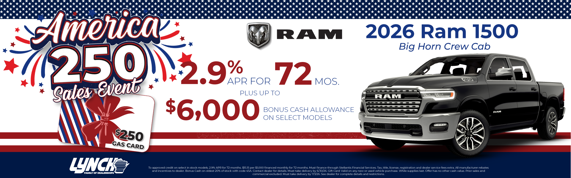Ram offer at Lynch