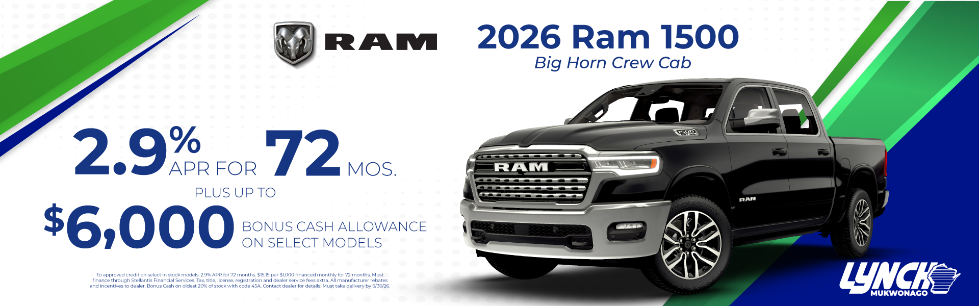 Ram offer at Lynch
