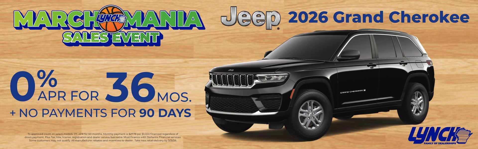 Grand Cherokee offers at Lynch Mukwonago