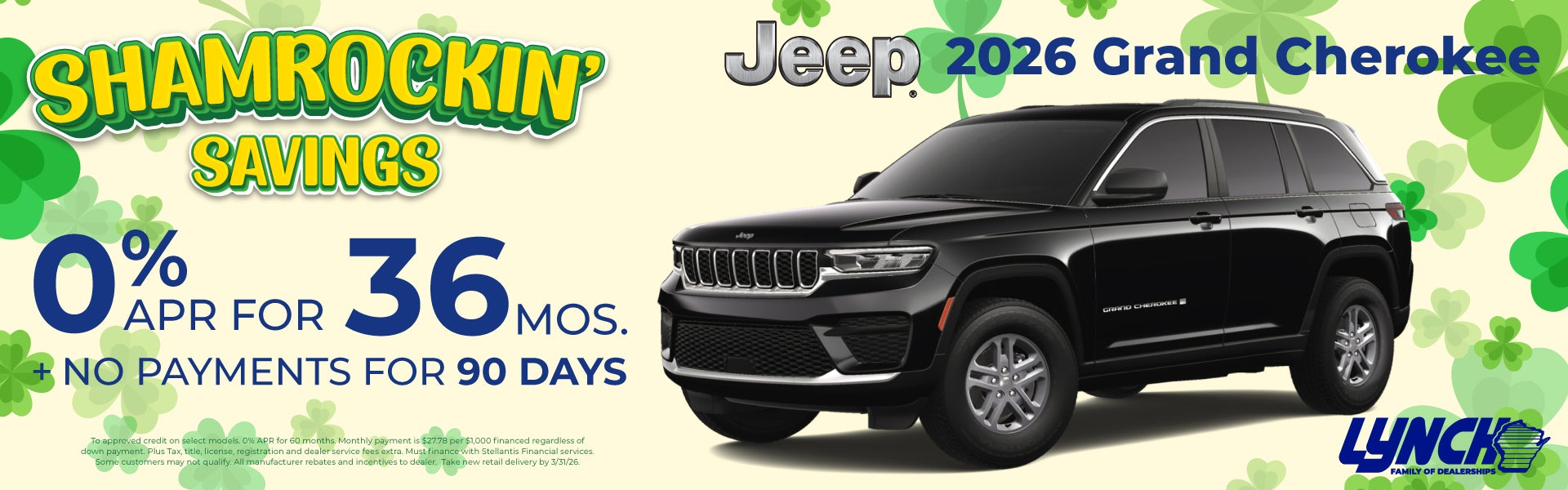 Grand Cherokee offers at Lynch Mukwonago