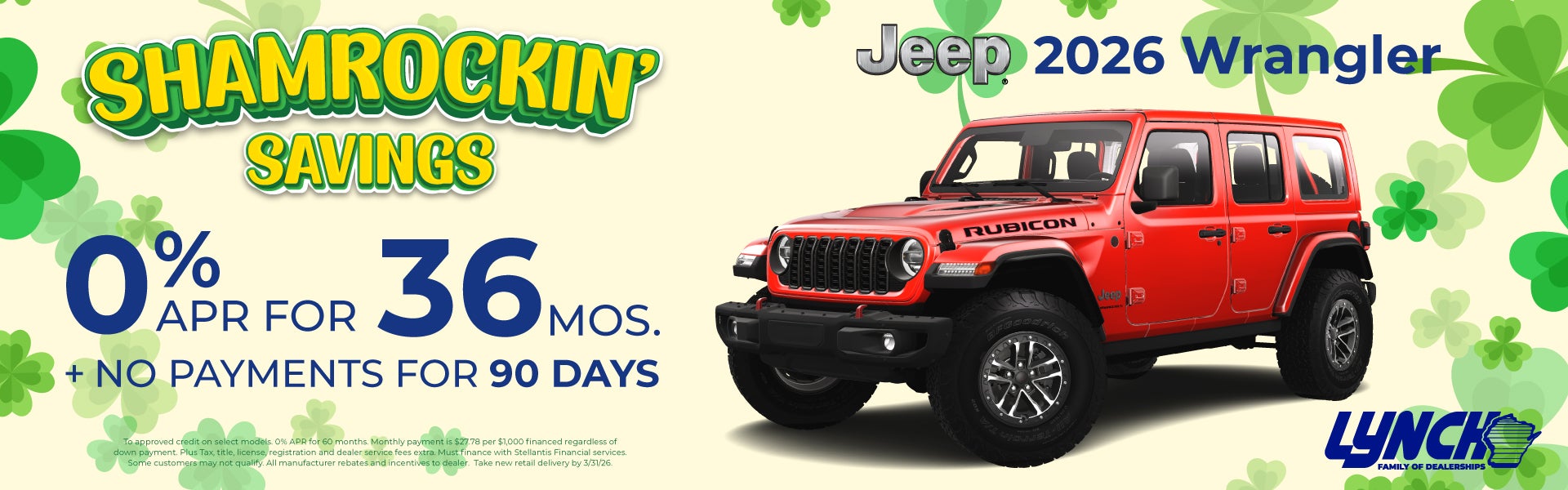 Wrangler offers at Lynch Mukwonago