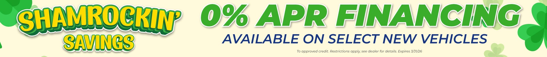 Shamrockin savings at Lynch Chrysler Dodge Jeep Ram Mukwonago