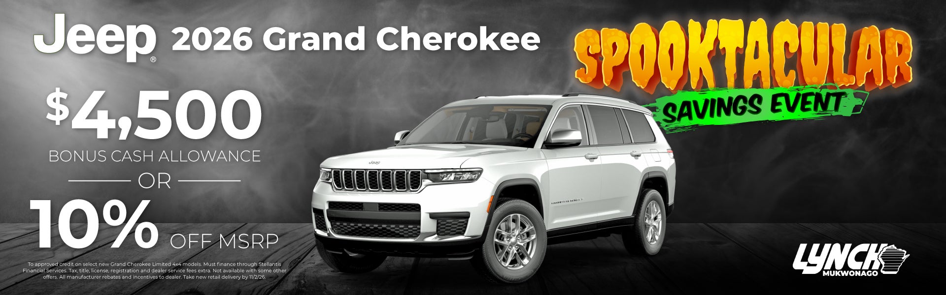 Lynch Mukwonago Jeep Grand Cherokee offer