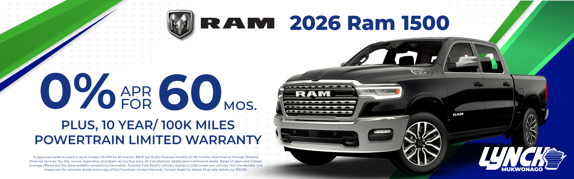 Lynch Mukwonago Ram 1500 Offer